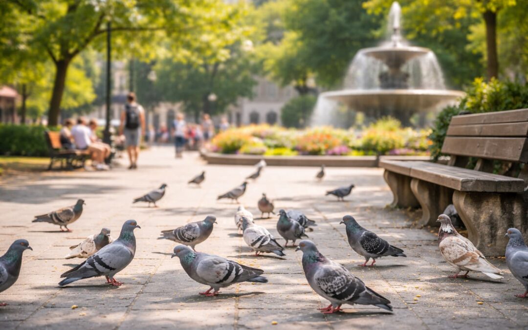 ¿Qué ocurre cuando la presencia de aves empieza a afectar a un espacio público?